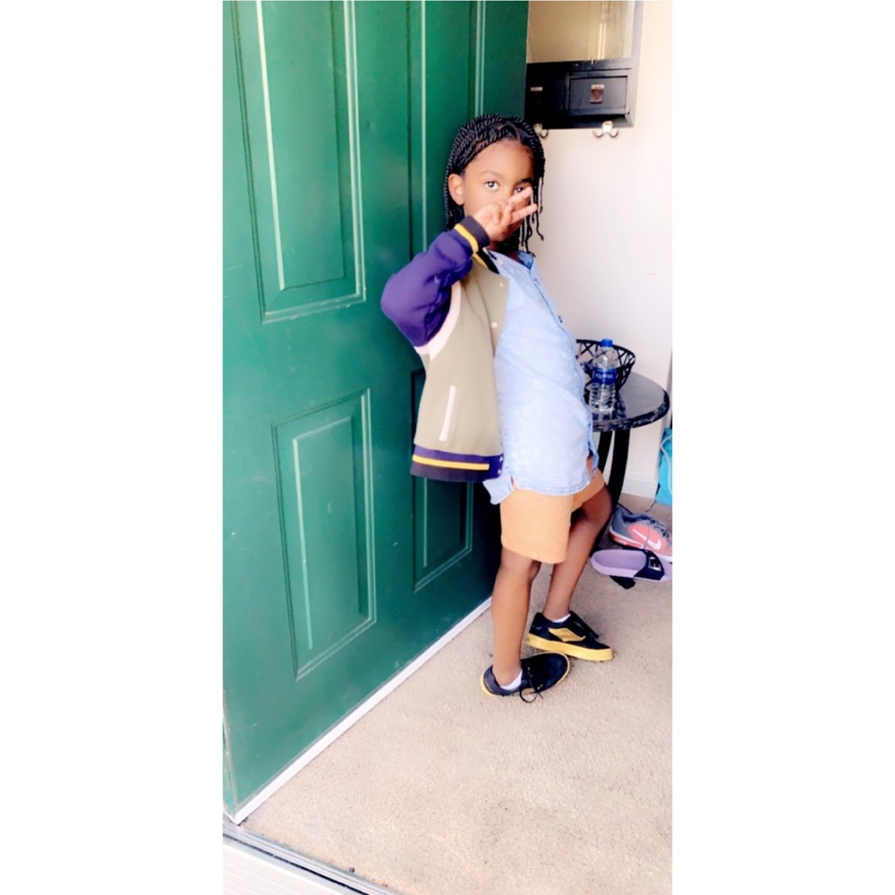 Little boys varsity jacket